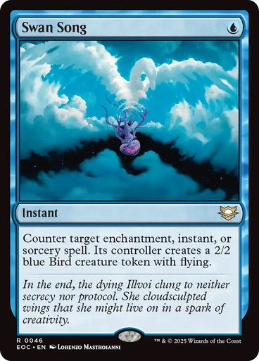 Magic the Gathering Swan Song Edge of Eternities Commander
