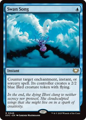 Magic the Gathering Swan Song Edge of Eternities Commander