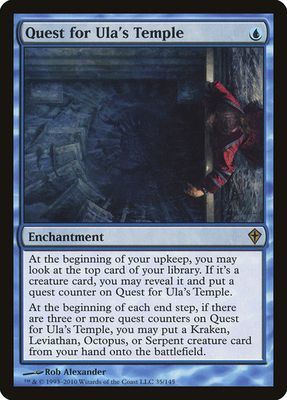 Magic the Gathering Quest for Ula's Temple Worldwake