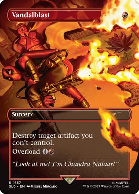 Magic the Gathering Vandalblast Deadpool Secret Lair Drop