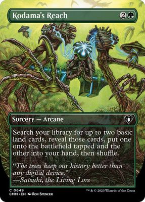Magic the Gathering Kodama's Reach Borderless Commander Masters