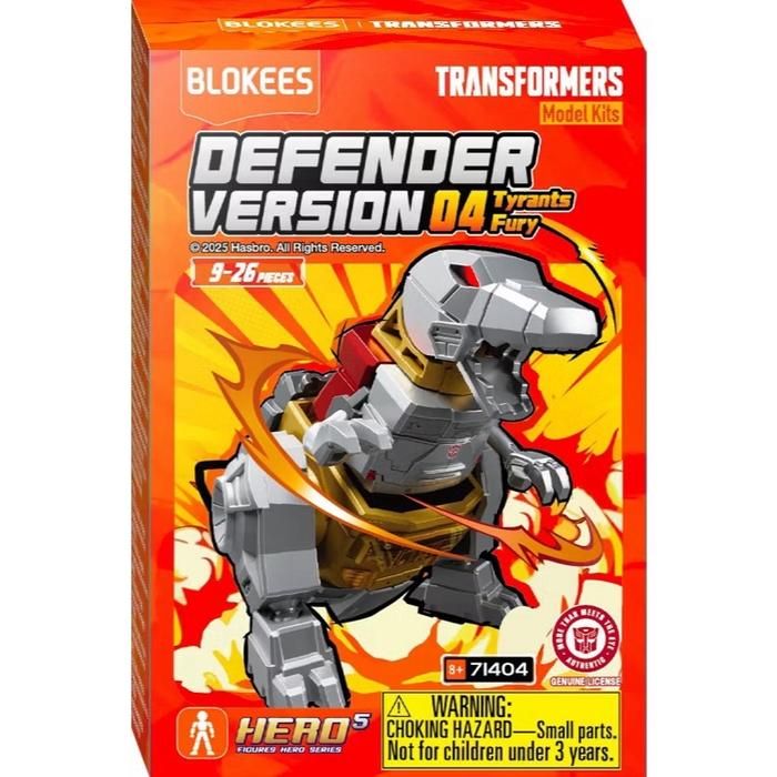 Blokees Transformers Defender Version 04 Tyrants Fury Sealed Box Model Kit (12PDQ)