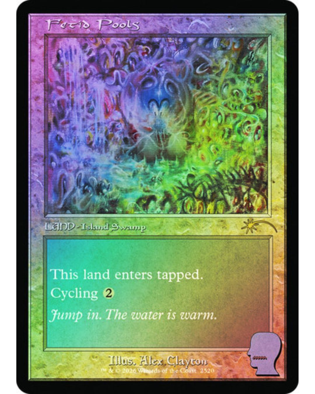 Magic the Gathering Fetid Pools Foil Secret Lair Braindead