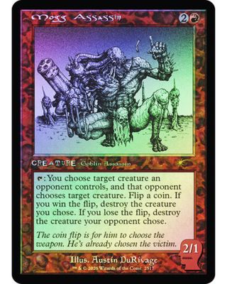 Magic the Gathering Mogg Assassin Foil Secret Lair Braindead