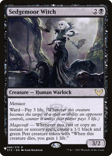 Magic the Gathering Sedgemoor Witch The List Glorietta 2