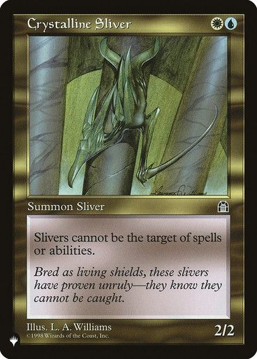 Magic the Gathering Crystalline Sliver The List Glorietta 2