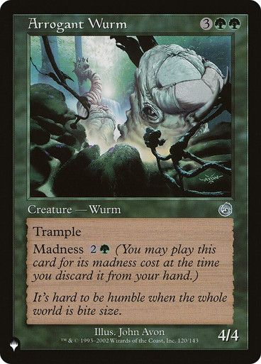 Magic the Gathering Arrogant Wurm The List Glorietta 2