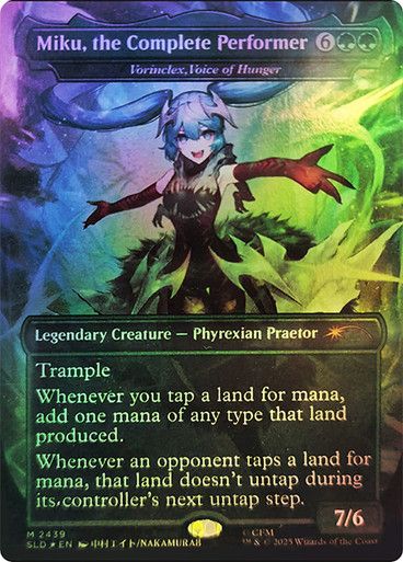 Magic the Gathering Miku, the Complete Performer Foil Secret Lair Drop Greenhills
