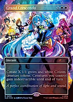 Magic the Gathering Grand Crescendo Foil Secret Lair Drop Greenhills