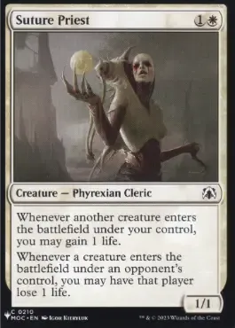 Magic the Gathering Suture Priest The List Greenhills