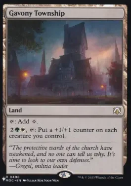Magic the Gathering Gavony Township The List Greenhills