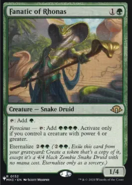 Magic the Gathering Fanatic of Rhonas The List Greenhills