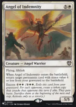 Magic the Gathering Angel of Indemnity The List Greenhills