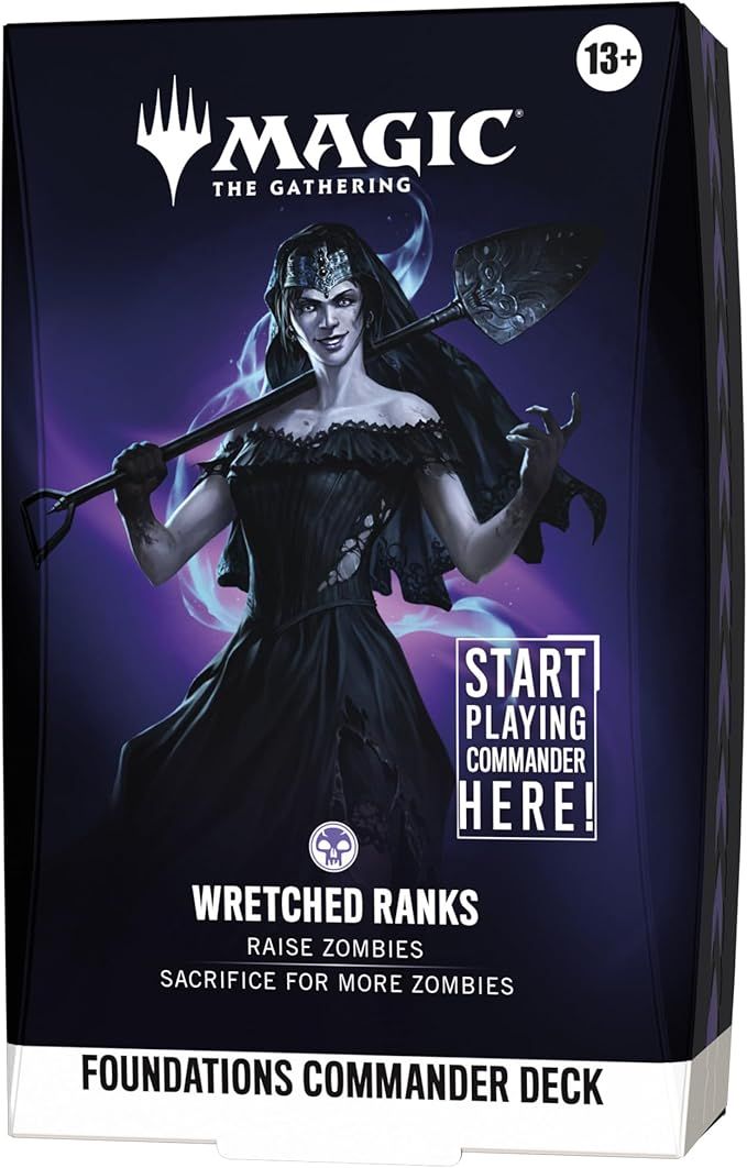 PRE-ORDER Magic the Gathering Foundations Commander Deck Wretched Ranks
