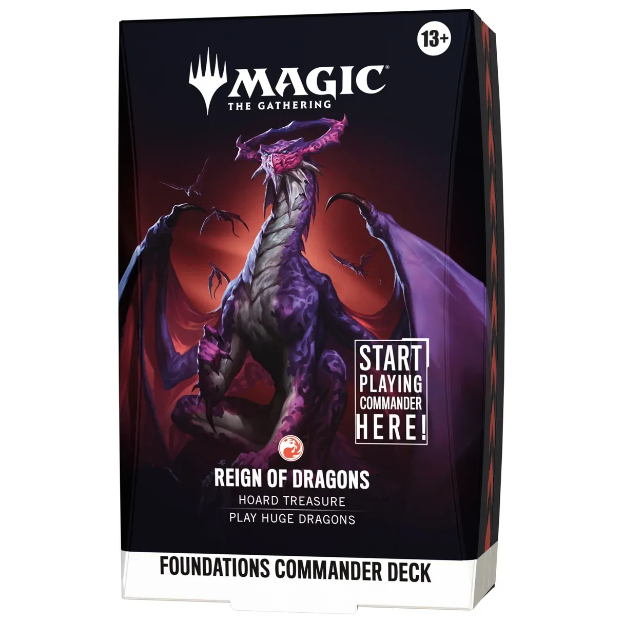 PRE-ORDER Magic the Gathering Foundations Commander Deck Reign of the Dragons