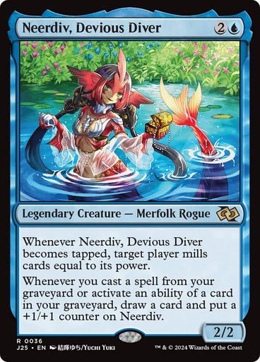 Magic the Gathering Neerdiv, Devious Diver Foundations Jumpstart Greenhills