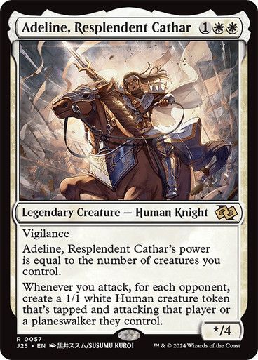 Magic the Gathering Adeline, Resplendent Cathar Foundations Jumpstart Greenhills