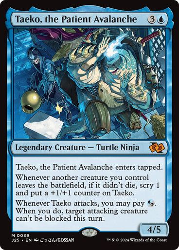 Magic the Gathering Taeko, the Patient Avalanche Foundations Jumpstart Greenhills