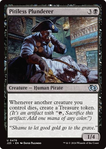 Magic the Gathering Pitiless Plunderer Foundations Jumpstart Greenhills