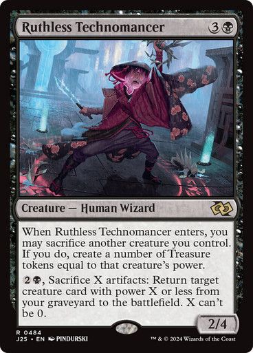 Magic the Gathering Ruthless Technomancer Foundations Jumpstart Greenhills