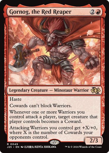 Magic the Gathering Gornog, the Red Reaper Foundations Jumpstart Greenhills