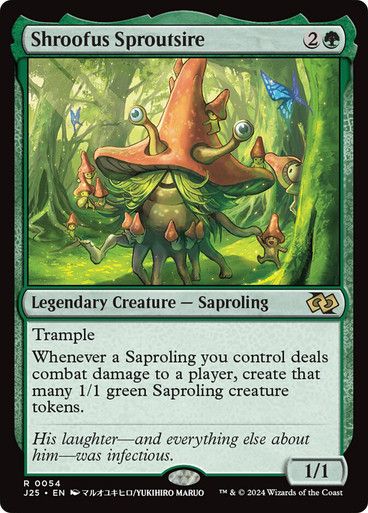 Magic the Gathering Shroofus Sproutsire Foundations Jumpstart Greenhills