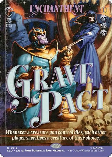 Magic the Gathering Grave Pact Marvel Secret Lair Festival