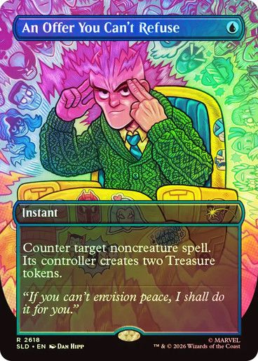 Magic the Gathering An Offer You Can't Refuse Foil Marvel Secret Lair Festival