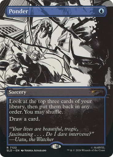 Magic the Gathering Ponder 7122 Marvel Secret Lair Glorietta 2