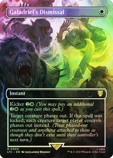 Magic the Gathering Galadriel's Dismissal Foil The Lord of the Rings Commander Glorietta 2