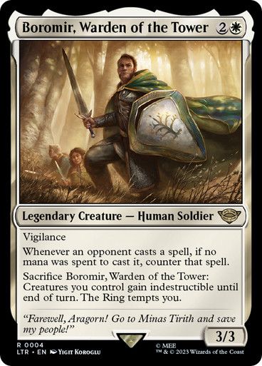 Magic the Gathering Boromir, Warden of the Tower The Lord of the Rings Glorietta 2