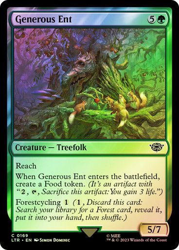 Magic the Gathering Generous Ent Foil The Lord of the Rings Glorietta 2