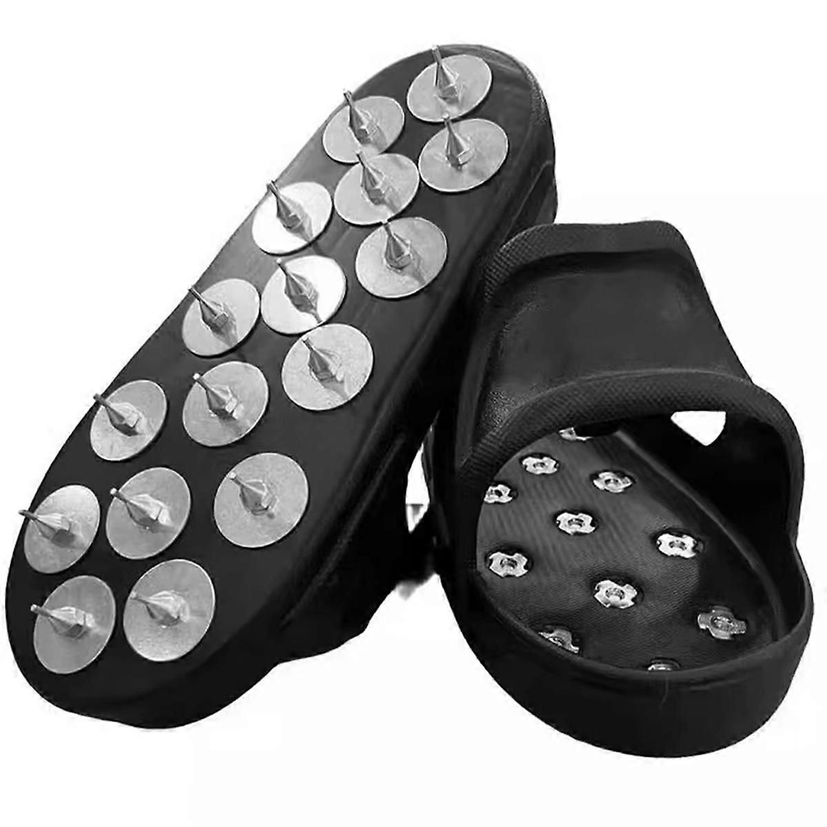 Piikkikengät lattiapinnoitustöihin sandaali-malli