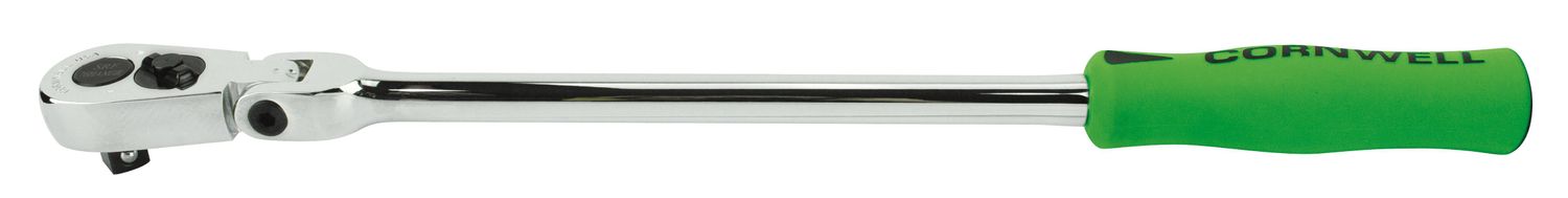 SRF76HANGB - 1/2" Drive 20-1/4" Cornwell Classic™ 30-Tooth Flex-Head Handled Ratchet, Green