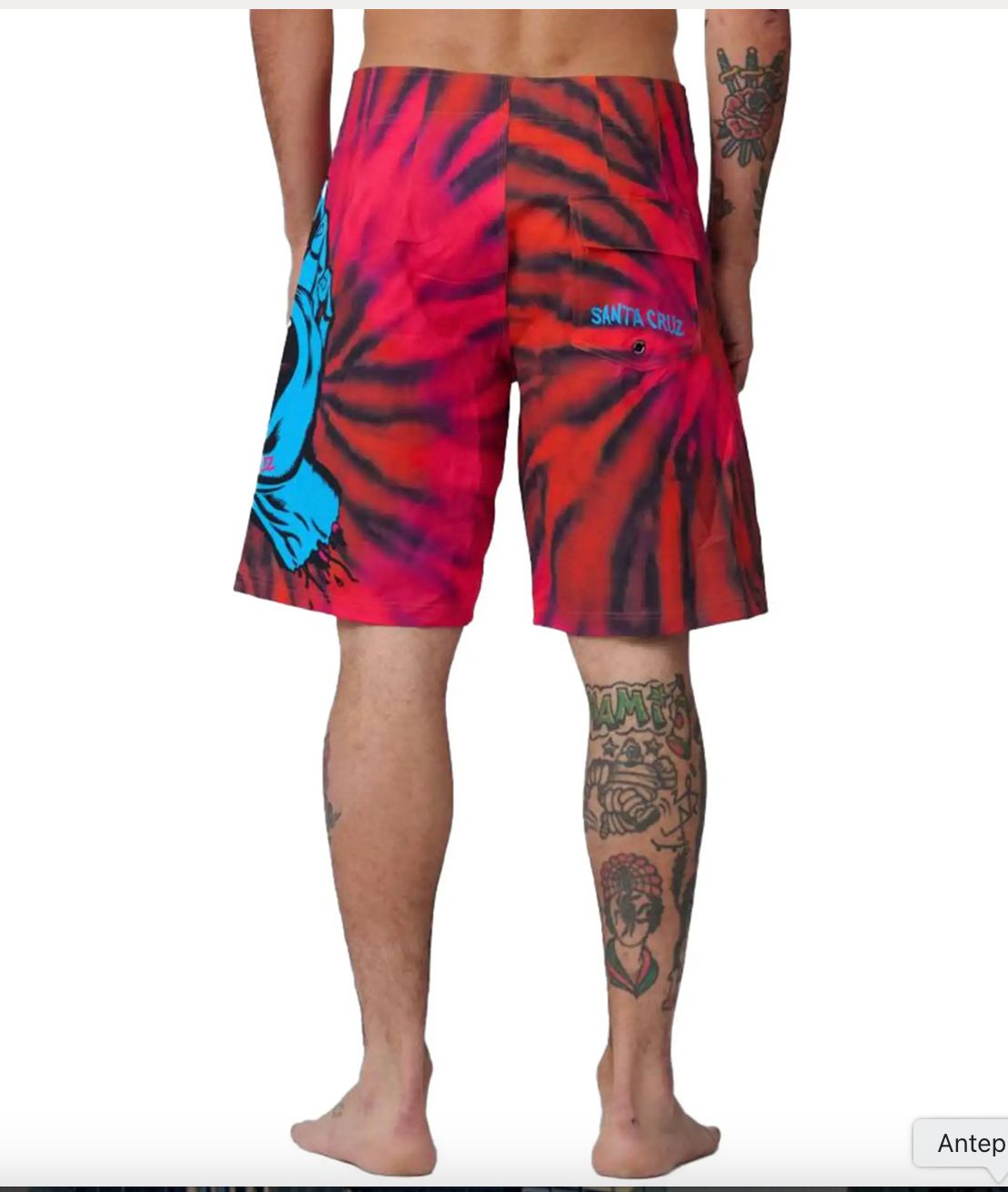 Santa Cruz  Screaming Hand Boardshort  - Pink/Orange