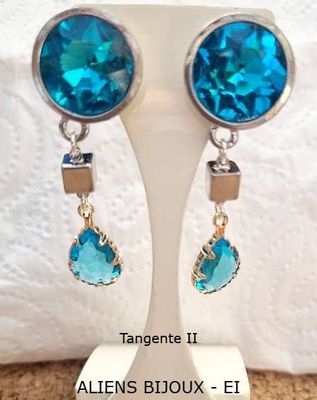 Ohrringe Barock-Schmuck – Tangente Plume©. Ohrringe Barock-Schmuck – Tangente Plume©.