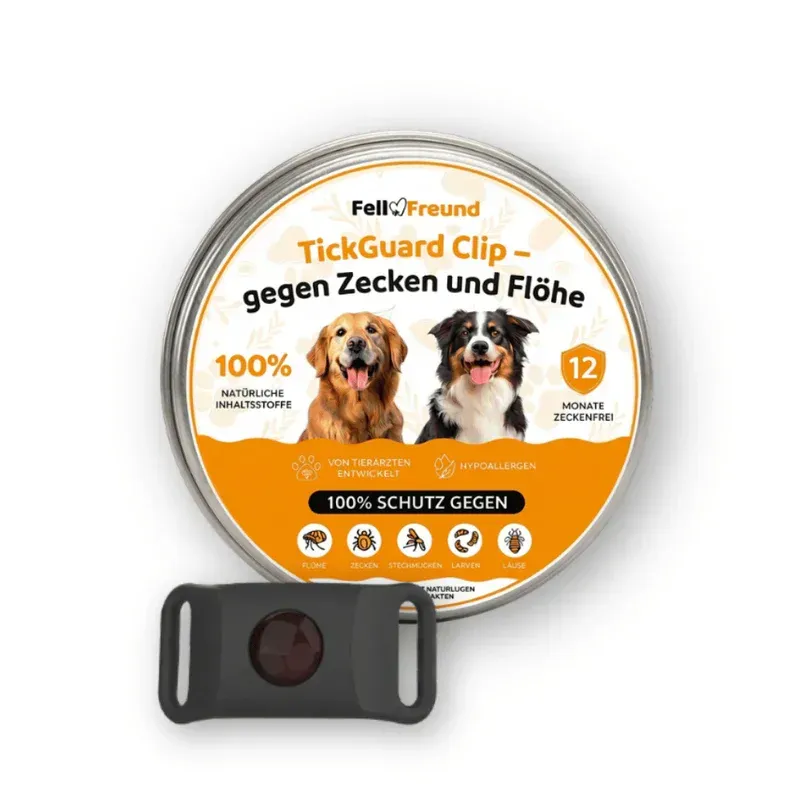Fellfreund Tick Guard Clip gegen Zecken und Flöhe