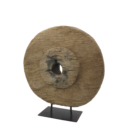 Grimaud sculpture crafted from reclaimed wood, celebrating natural grain and markings. Each piece is completely unique.