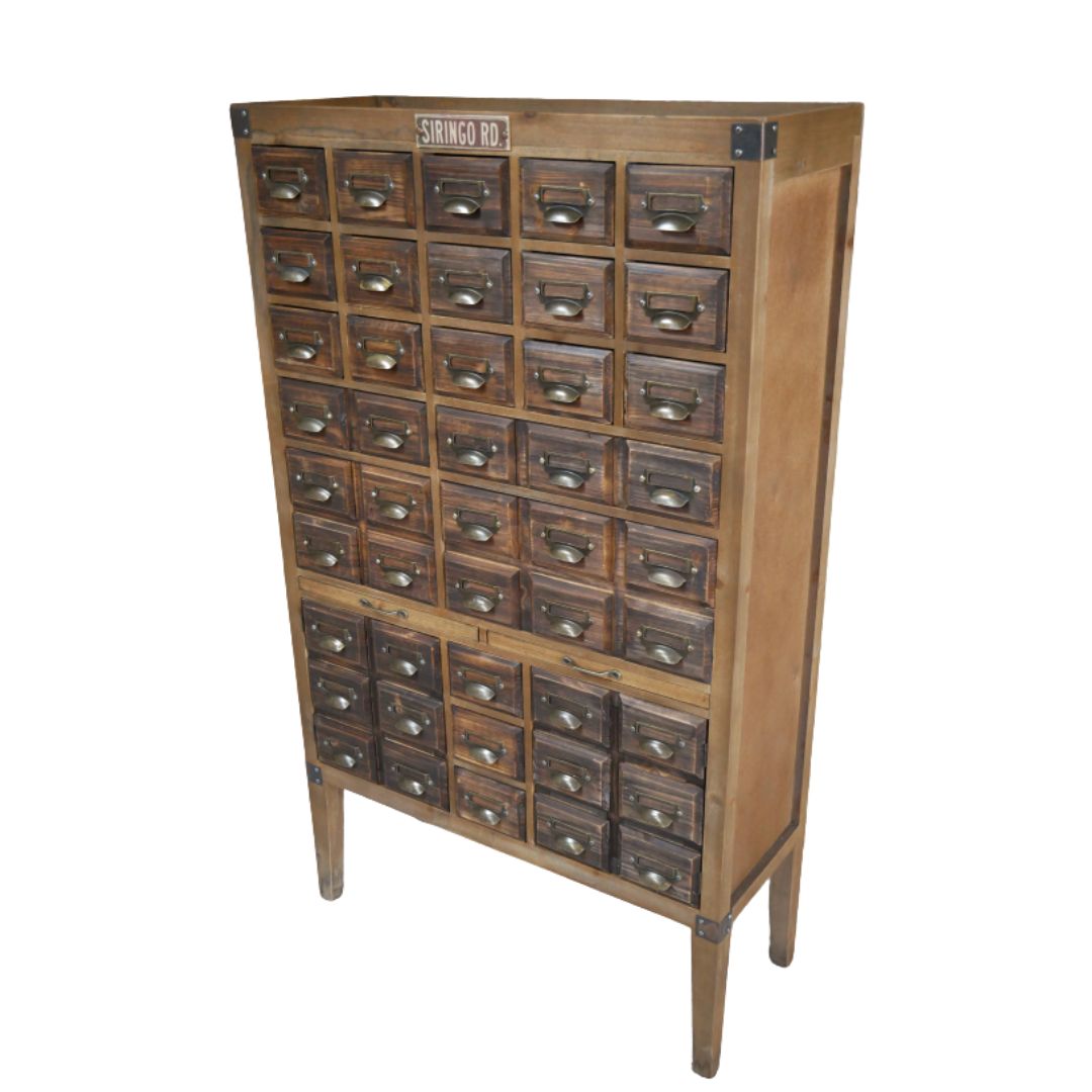 Siringo Road Storage Cabinet.  multi drawer and hidden cupboard wooden cabinet