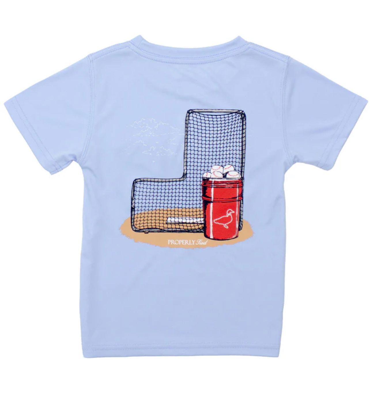 Baseball Bucket Lt Blue Boys Performance