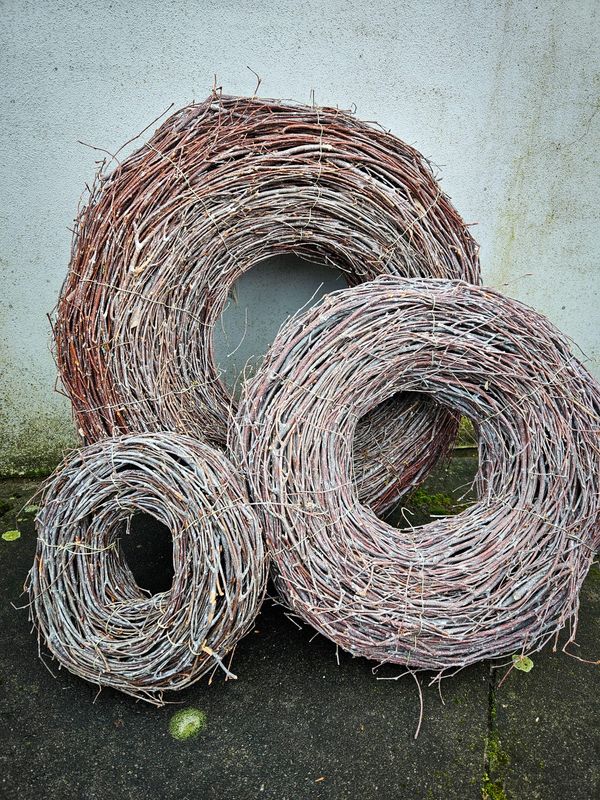 Berken Krans White Wash