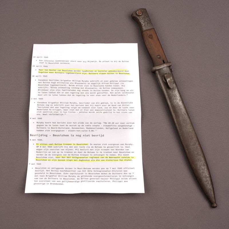 German K98 Bayonet E. &amp; F. Horster &amp; Co 1944