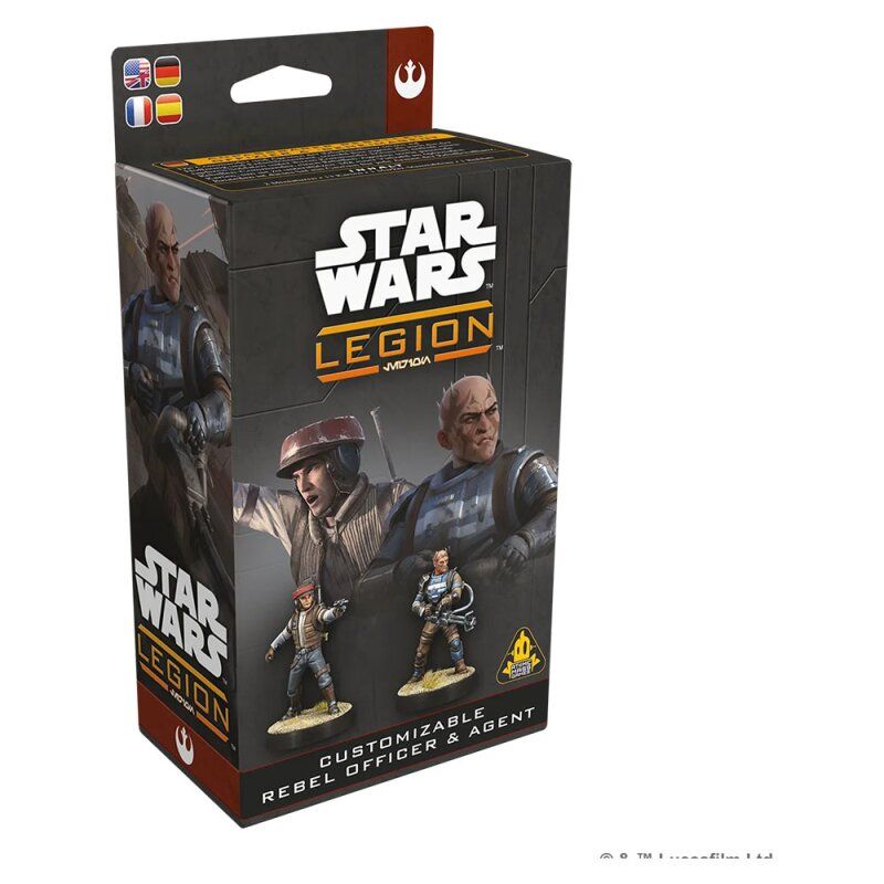 Star Wars Legion - Customizable Rebel Officer & Agent (Multilingual)