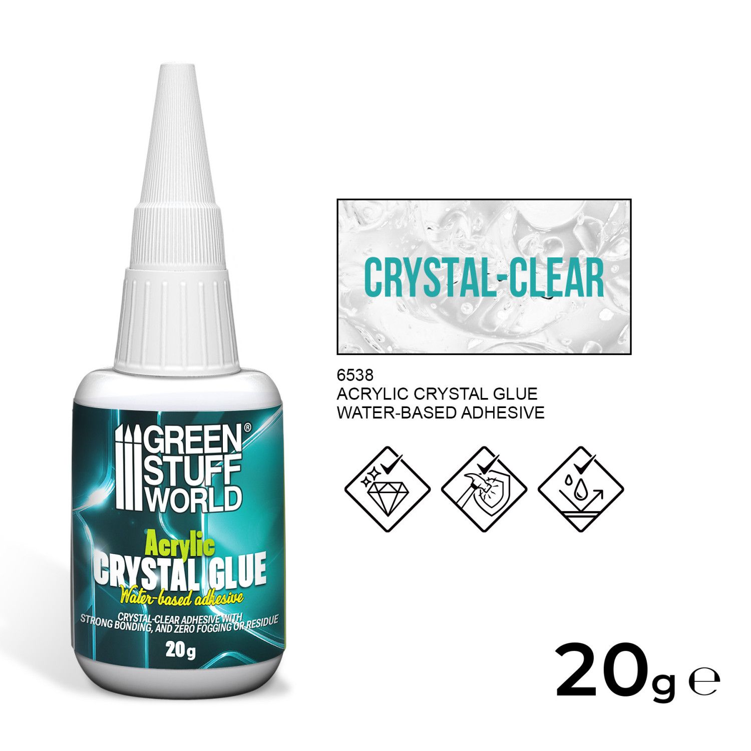 Acryl-Kristallkleber - Crystal Glue 20gr - Greenstuff World