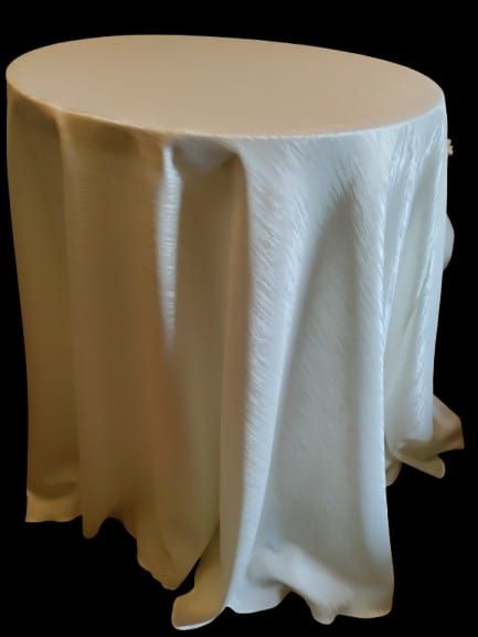 Față de masă  brocart dungi - ivory