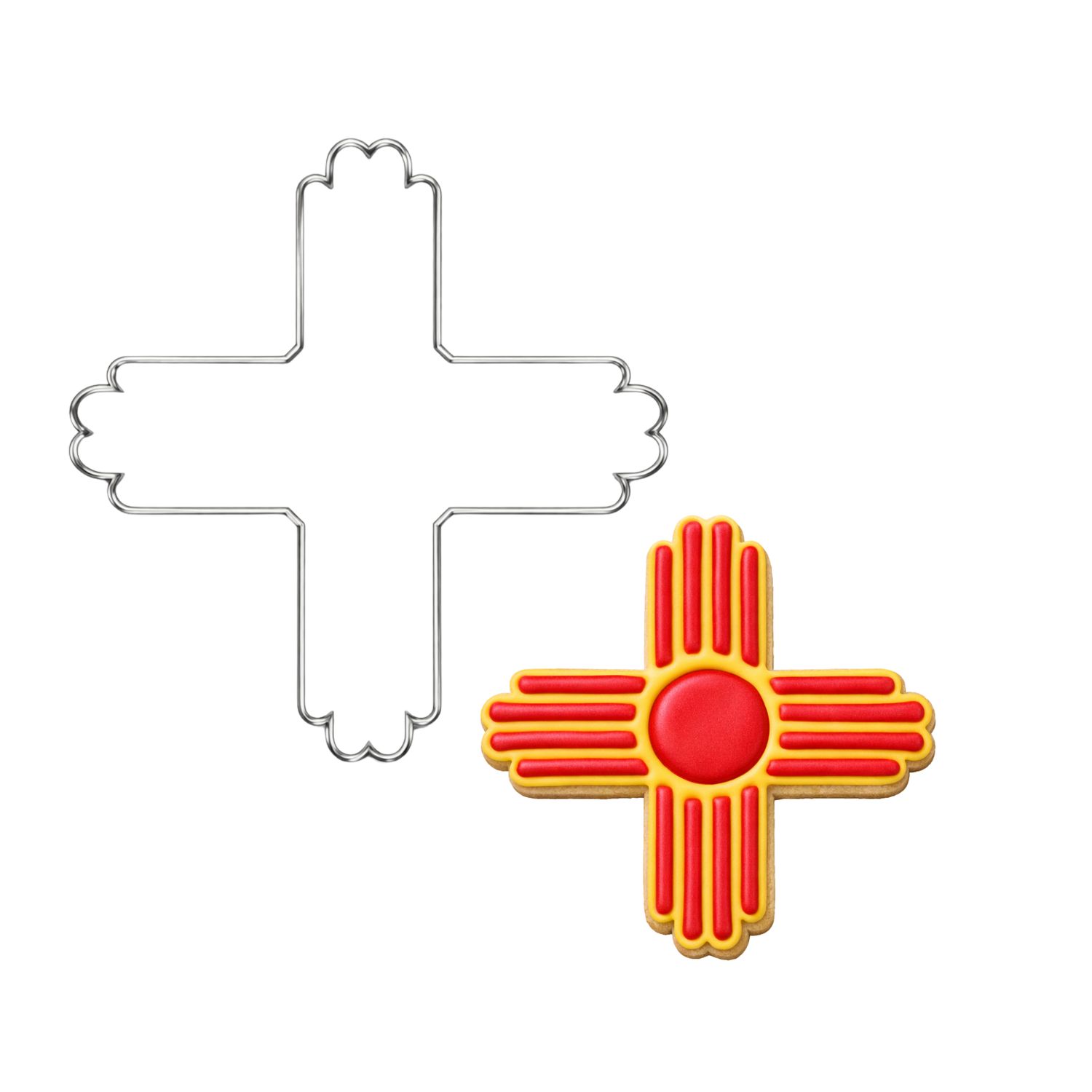 Zia Sun Cookie Cutter 3.75 Inch B2059