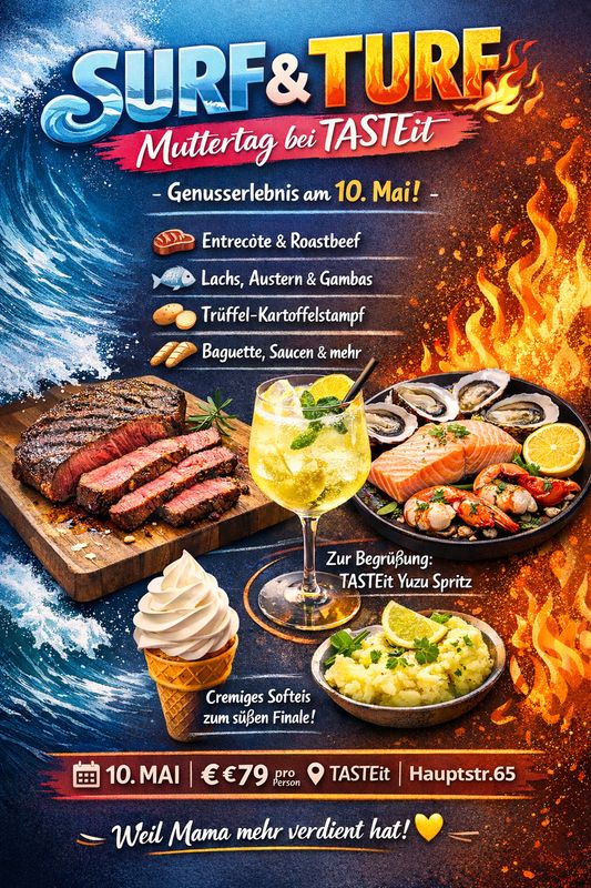 10.5..2026 - Ticket für "Surf & Torf" - Muttertag im TASTEit