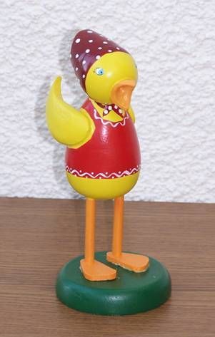 Kücken (gedrechselt und bemalt)