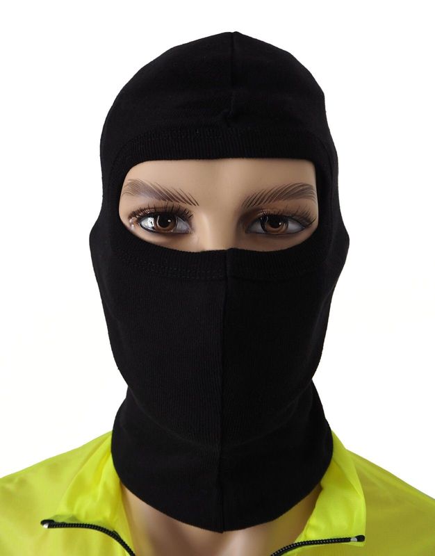 Trispeed Sturmhaube, Motorrad-Sturmmaske aus Mischgewebe, schwarz