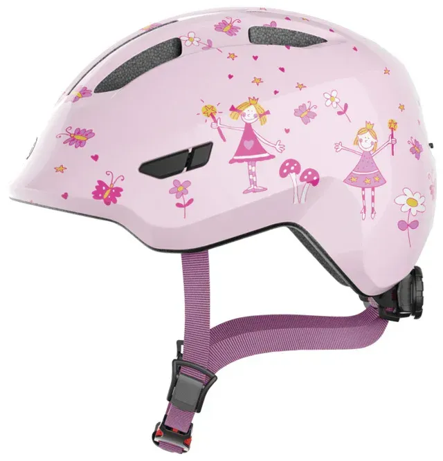 ABUS Kinderhelm Smiley 3.0 rose princess shiny, Gr. S